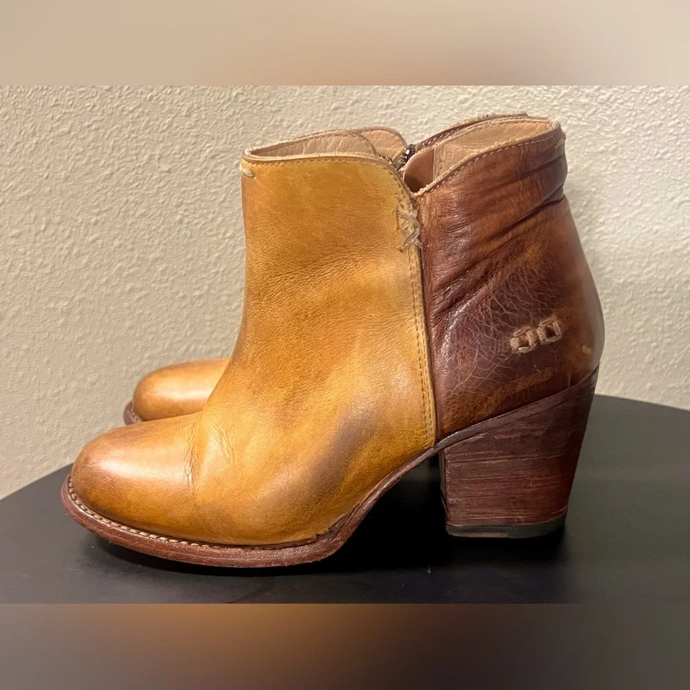 Bed|Stu Yell Hand Crafted Genuine Leather Boots Booties Trendy Winter Classic